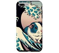 Guinea Pig Art The Great Wave Off Kanagawa Animale giapponese Custodia per iPhone 7 Plus/8 Plus