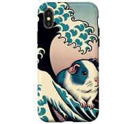 Guinea Pig Art The Great Wave Off Kanagawa Animale giapponese Custodia per iPhone X/XS