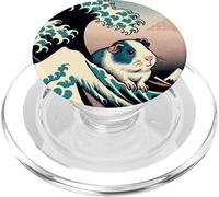 Guinea Pig Art The Great Wave Off Kanagawa Animale giapponese PopSockets PopGrip per MagSafe