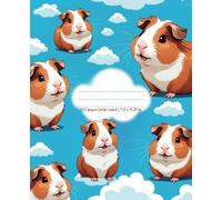 Guinea Pig Dream On - Composition Notebook: Wide ruled | 112 Pages | 7.5 x 9.25 inches | Soft Matte Cover