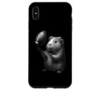 Guinea Pig Football americano Sport Amante degli animali domestici Custodia per iPhone XS Max