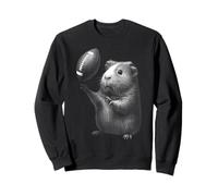 Guinea Pig Football Americano Sport Amante degli Animali Domestici Felpa