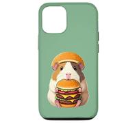 Guinea Pig Hamburger Double Cheeseburger Fast Food Hat Custodia per iPhone 12/12 Pro