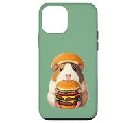 Guinea Pig Hamburger Double Cheeseburger Fast Food Hat Custodia per iPhone 12 mini