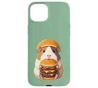 Guinea Pig Hamburger Double Cheeseburger Fast Food Hat Custodia per iPhone 15 Plus