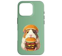 Guinea Pig Hamburger Double Cheeseburger Fast Food Hat Custodia per iPhone 16 Pro