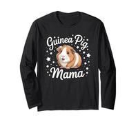 Guinea Pig Mama Cute Pet Proprietario Cavy Amante Maglia a Manica