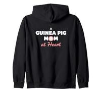 Guinea Pig Mamma A Cuore Amante Animali Proprietario Pet Felpa con Cappuccio