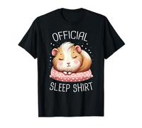 Guinea Pig Official Sleep Shirt Pigiama Night Maglietta