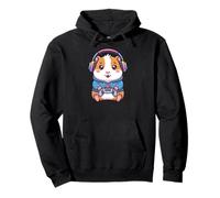 Guinea Pig Rodents Gamer, Gaming Can't Hear You I'm Gaming Felpa con Cappuccio