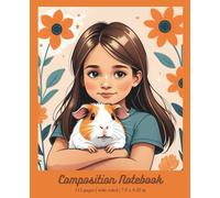 Guinea Pig Together We Dream: Composition Notebook: Wide Ruled | 112 Pages | 7.5 x 9.25 inches | Soft Matte Cover