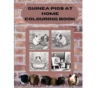 Guinea pigs at home colouring book