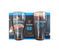 Guinness 0% bicchiere da pinta - Confezione da 2 in custodia