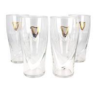 Guinness 540ml Embossed 4 Pack Pint Glass