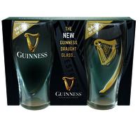 Guinness Arpa Logo Pinta Occhiali Confezione Di 2. Autorizzato Guinness Prodotto