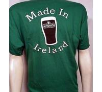 Guinness Birra Made IN Irlanda Irlandese Pride Bere Partying Fun T Camicia L XL
