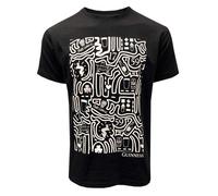 Guinness Black Graphic Doodle T-Shirt