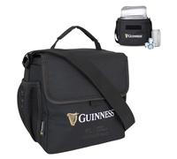 Guinness Borsa termica per il pranzo, 9 l, per adulti, compatta, con portabottiglie, ideale per lavoro, viaggi, picnic e spiaggia, borsa a tracolla ufficiale Guinness