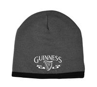 Guinness Charcoal/Black Harp Knit One Size Hat, Carbone/Nero., Taglia Unica