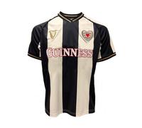 Guinness Cream & Black Striped Heart Performance Top