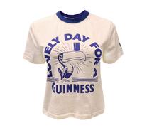 Guinness Cream & Blue Toucan Lovely Day Cropped T-Shirt