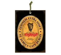Guinness Etichetta Mini Segno Del Metallo Decorazioni da Appendere 80 x 110mm