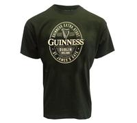 Guinness Extra Stout Dublin Stamp Green T-Shirt