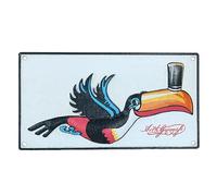 Guinness Flying Toucan Road Sign Logo Brewery Dublin Ghisa Targa Pub Bar