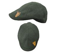 Guinness Green Harp Structured Flat Cap