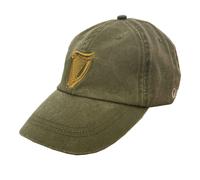 Guinness Harp Washed Baseball Cap Bottle Green