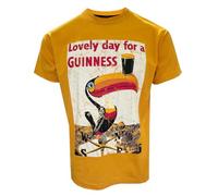Guinness - Maglietta premium con tucano giallo dorato, Giallo, L