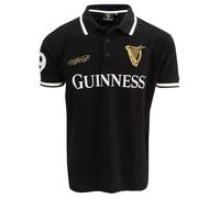 Guinness Men's Black Polo Shirt