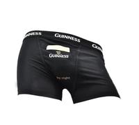 Guinness Official Merchandise Boxer da Uomo, Nero, XL