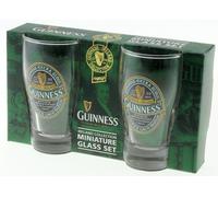 Guinness Set Di 2 X Miniatura Birra Bicchieri Con Irlanda Design. Autorizzato