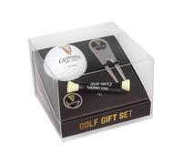 Guinness Set regalo da golf con palla, marcatore per palla, tee e riparazione passo