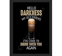 Guinness Targa in metallo per pubblicità da garage, birreria, birra, birra, robusta irlandese (formato A5 (200 x 150 mm)
