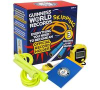 Guinness World Records 2026 - Kit corda per saltare Guinness Record Breaker, corda per saltare per bambini e adulti, detentore del record mondiale 2026, corda per saltare ufficiale, risultati di