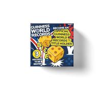 Guinness World Records 2026 - Kit di dadi da record per bambini e adulti, detentore del record mondiale, registri ufficiali del Guinness Book, giochi impilabili, riempitivi per calze per bambini