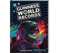 GUINNESS WORLD RECORDS™ Schulplaner 2025/2026 - der Kalender (Copertina rigida)