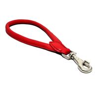 Guinzagli Corti Per Cani In Vera Pelle Fatti A Mano Con Anello Colorato