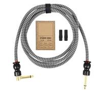 Guinzagli per amplificatori per chitarra intrecciati silenziosi cavi per chitarra 6,35 mm 1/4 di pollice cavi per chitarra ad angolo retto cavo per chitarra