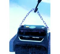 Guinzaglio ad anello blu per robot pulitore piscina robot ritiratore pulizia pareti e linea di galleggiamento Piscine interrate Cordless fuori terra Funzionamento a batteria Auto-parcheggio