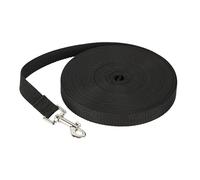 Guinzaglio Addestramento per Cani Resistente e Leggero, 10M Guinzaglio Lungo per Cani, Lunghina Cane in Nylon,per Tutti i Cani,Nero