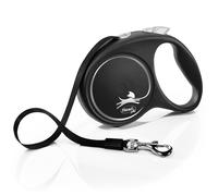 FLEXI Guinzaglio Black Design L Fettuccia 5 m nero