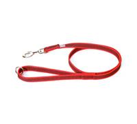 Guinzaglio con maniglia e anello "O" Color & Gray Super-Grip Julius-K9 Rosso 1,2 m x 2 cm - 1° ORDINE? scegli lo sconto BZR5 / BZR20 + 200 punti fedeltà rosso