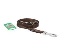 Guinzaglio Doppio da addestramento in nylon PetUp Marrone Lunghezza 2 m Fettuccia 1,8 cm - 1° ORDINE? scegli lo sconto BZR5 / BZR20 + 200 punti fedeltà marrone