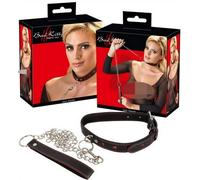 GUINZAGLIO E COLLARE CON CUORICINI REGOLABILE BAD KITTY GUINZAGLIO