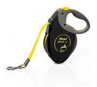 Guinzaglio flexi GIANT S/M - nero / giallo neon,