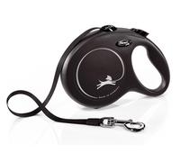 GUINZAGLIO FLEXI NEW CLASSIC L NERO. 8MT