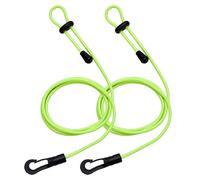 Guinzaglio for asta di sicurezza da 2 pezzi Corda di sicurezza portatile regolabile for canoa Elastico anti-perso Accessori for barche facili da usare